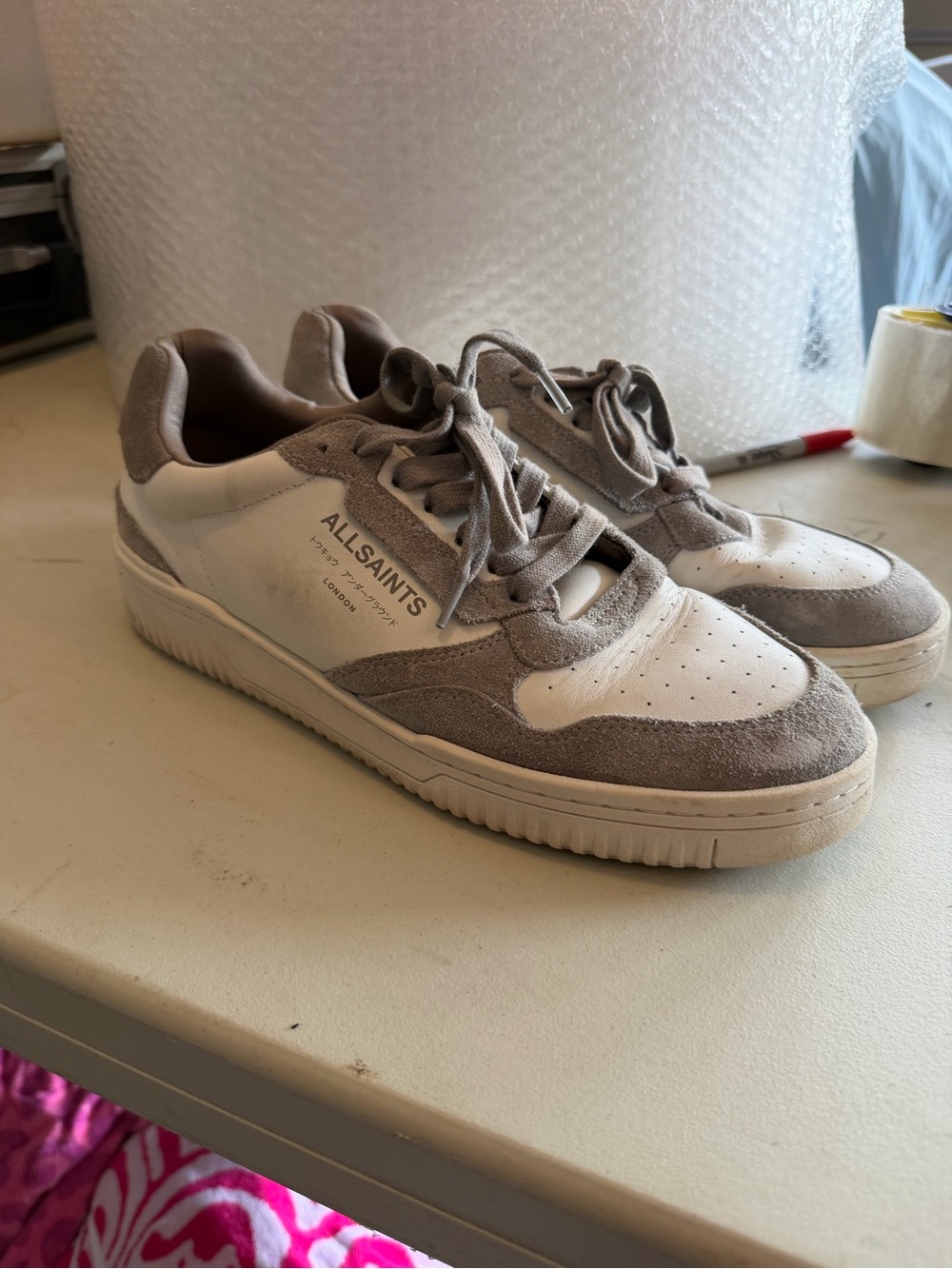 AllSaints Regan Low Tops London Men’s size 11 Sneaker EU 44